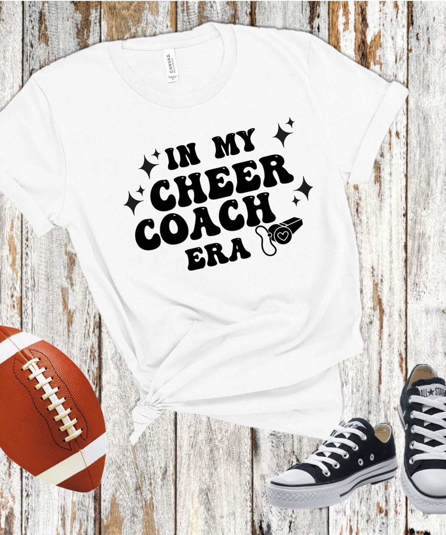 in My Cheer Coach Era, Cheer Coach SHIRT, Cheer Spirit, Cheer Squad Shirt, Cheer Coach gift, Team Spirit Shirt, Cheer Competition, Pom Pom