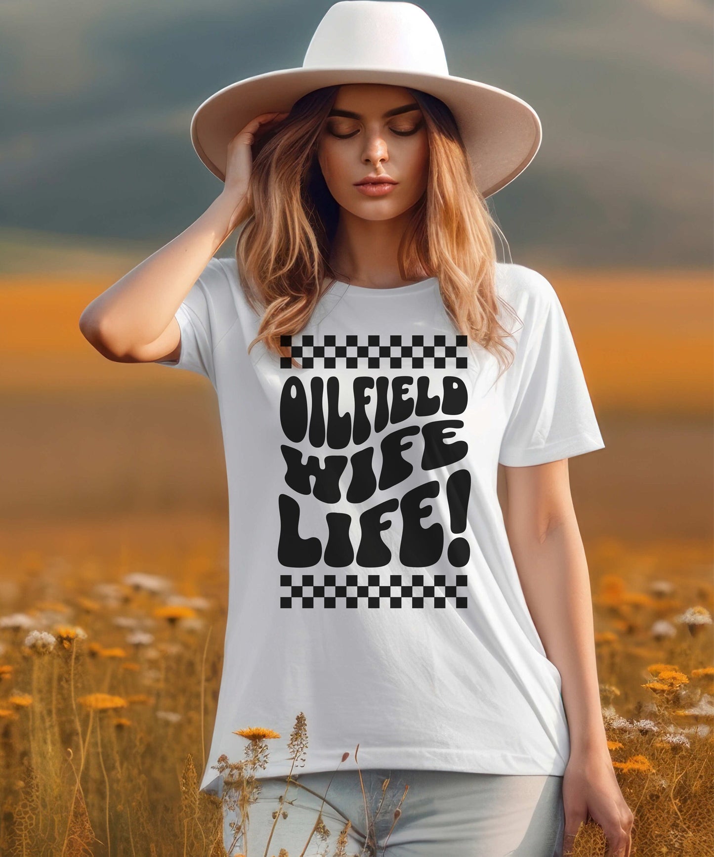 Oilfield Woman&#39;s Shirt, Oilfield Wife t-shirt, Oilfield Woman&#39;s T-shirt