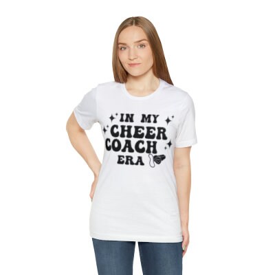 in My Cheer Coach Era, Cheer Coach SHIRT, Cheer Spirit, Cheer Squad Shirt, Cheer Coach gift, Team Spirit Shirt, Cheer Competition, Pom Pom