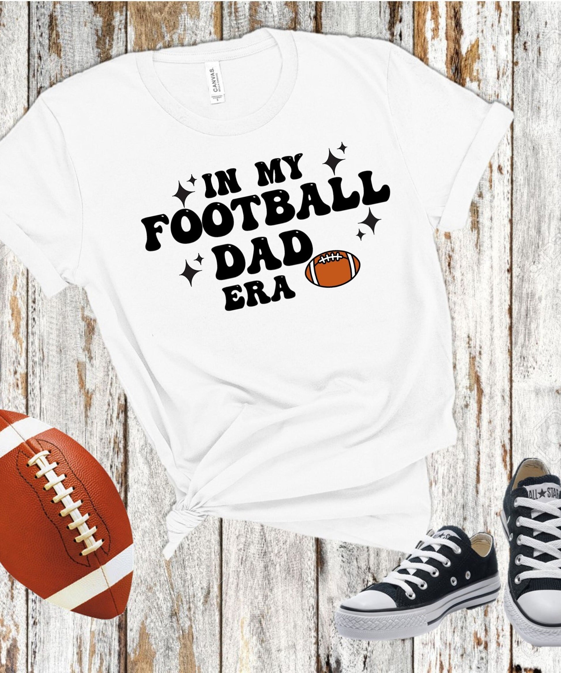 Football Dad Shirt, Football Dad Gift, School Spirit,Game Day T-Shirt, Dad T-Shirt, Father Gift, Football Family Shirts, Sports Dad Apparel