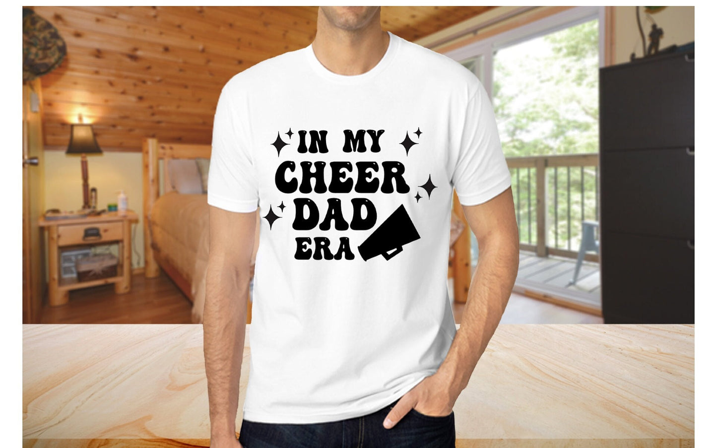 Cheer Dad Shirt, Cheer Dad Gift, Dance Dad T-Shirt, Dad T-Shirt, Father Gift, Cheer Family Shirts, Cheering Dad Apparel, Cheer Era