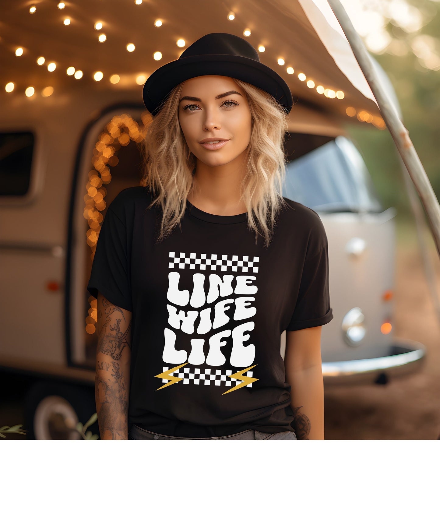 Line Wife Shirt, Linewife T Shirt, Lineman Gifts, Girlfriend bolt png, Electrician Gift, LifeWife proud,womens tee,Trendy Groovy checkered