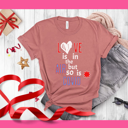 Anti Valentines Day Shirt, Love is in the Air Valentines Sweater, Funny Valentines Day Sweater, Valentines Day Covid Sweatshirt for Women