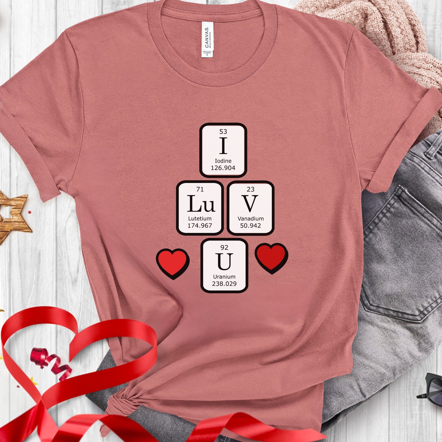 Science Valentines Periodic Table Shirt, Chemistry Gift, Biology Shirt, Funny Science Tee, Math Teacher Shirt, Chemistry Nerd Valentines Tee