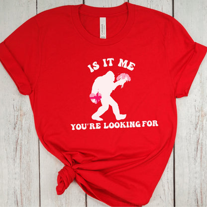 Sasquatch Bigfoot Shirt for Valentines Day, Cryptozoology Shirt, Cryptid Shirt, Valentines Weird Shirt for Folklore and Supernatural Lovers