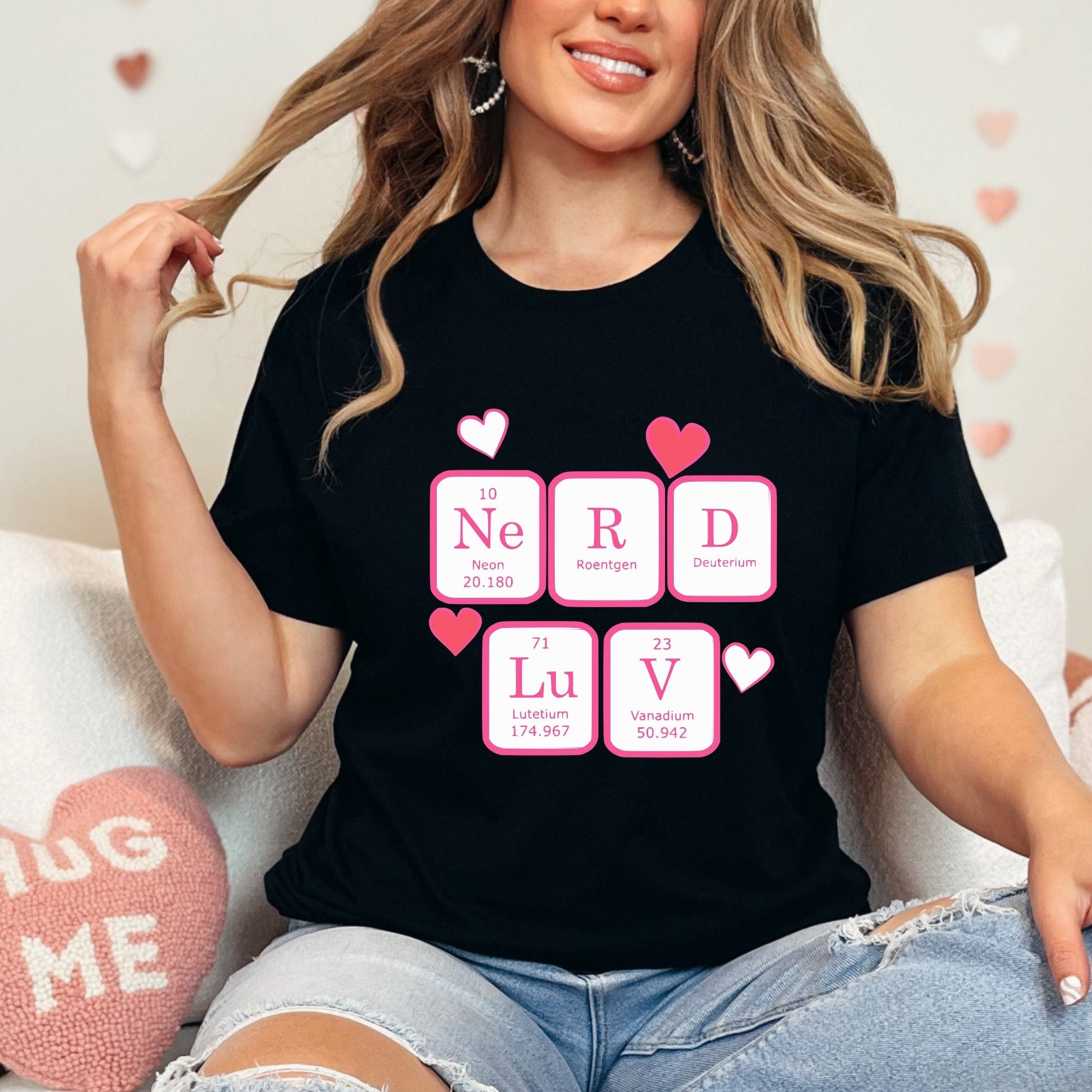 Science Valentines Periodic Table Shirt, Chemistry Gift, Biology Shirt, Funny Science Tee, Math Teacher Shirt, Chemistry Nerd Valentines Tee