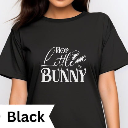 Easter Shirt, Happy Easter T Shirt, Bunny Tee for Egg Hunt, Hip Hop Shirt, Rabbit Crewneck Shirt,Matching Sibling, Family T=Shirts for Group