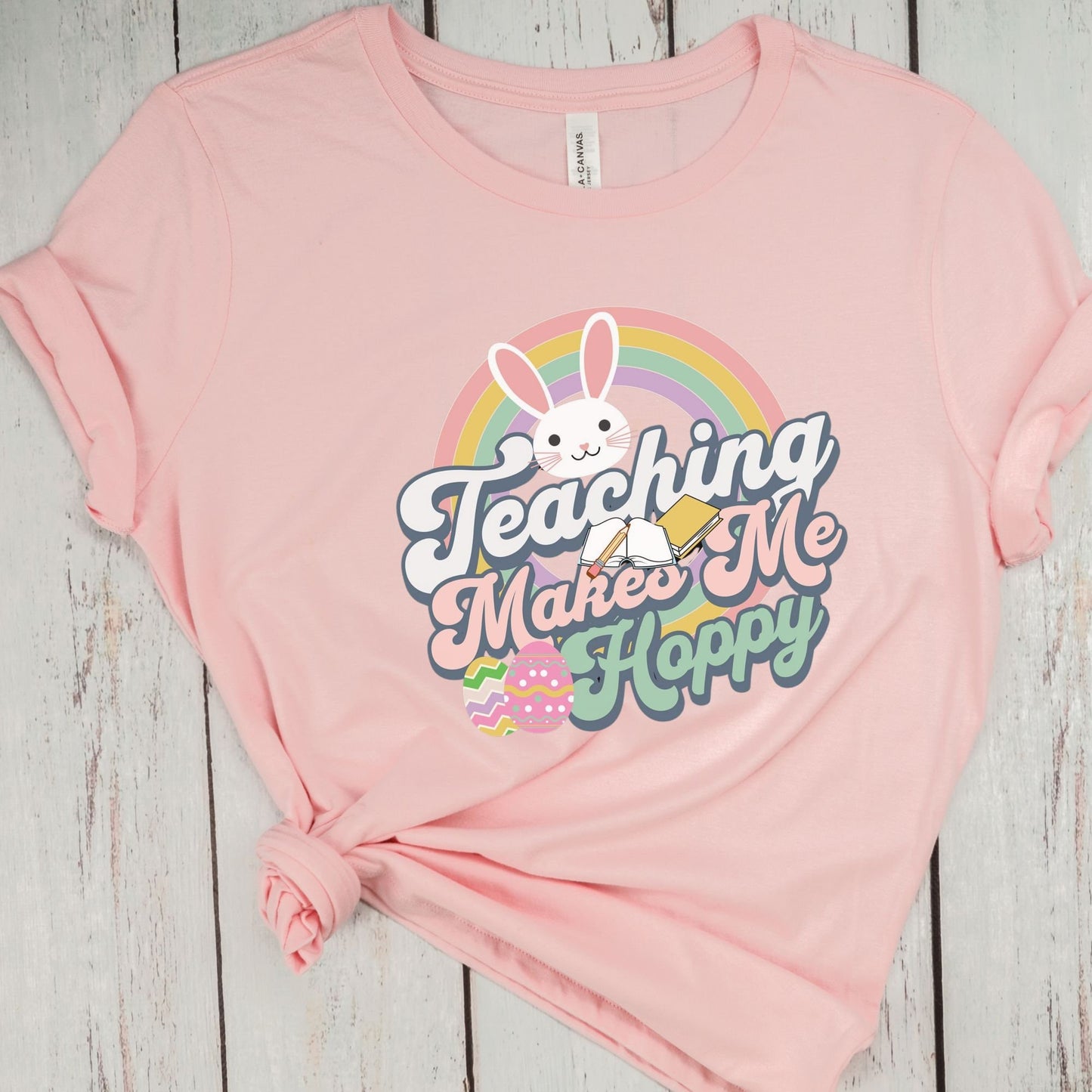 Easter Teacher Shirt, Easter Egg Hunt Tee, Happy Easter Shirt, Spring Teacher Shirt,Teacher Bunny Tshirt, Teacher Clothes, Homeschool Shirt