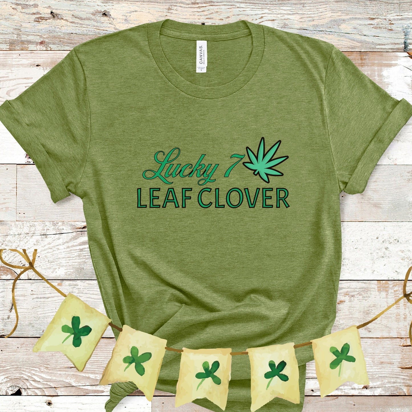 St. Patrick's Day T-Shirt Funny Weed Shirt, St Paddy's Day tee shirt, Weed Shirt St Patty Day, 7 Leaf Clover TShirt, Funny Irish Shirt