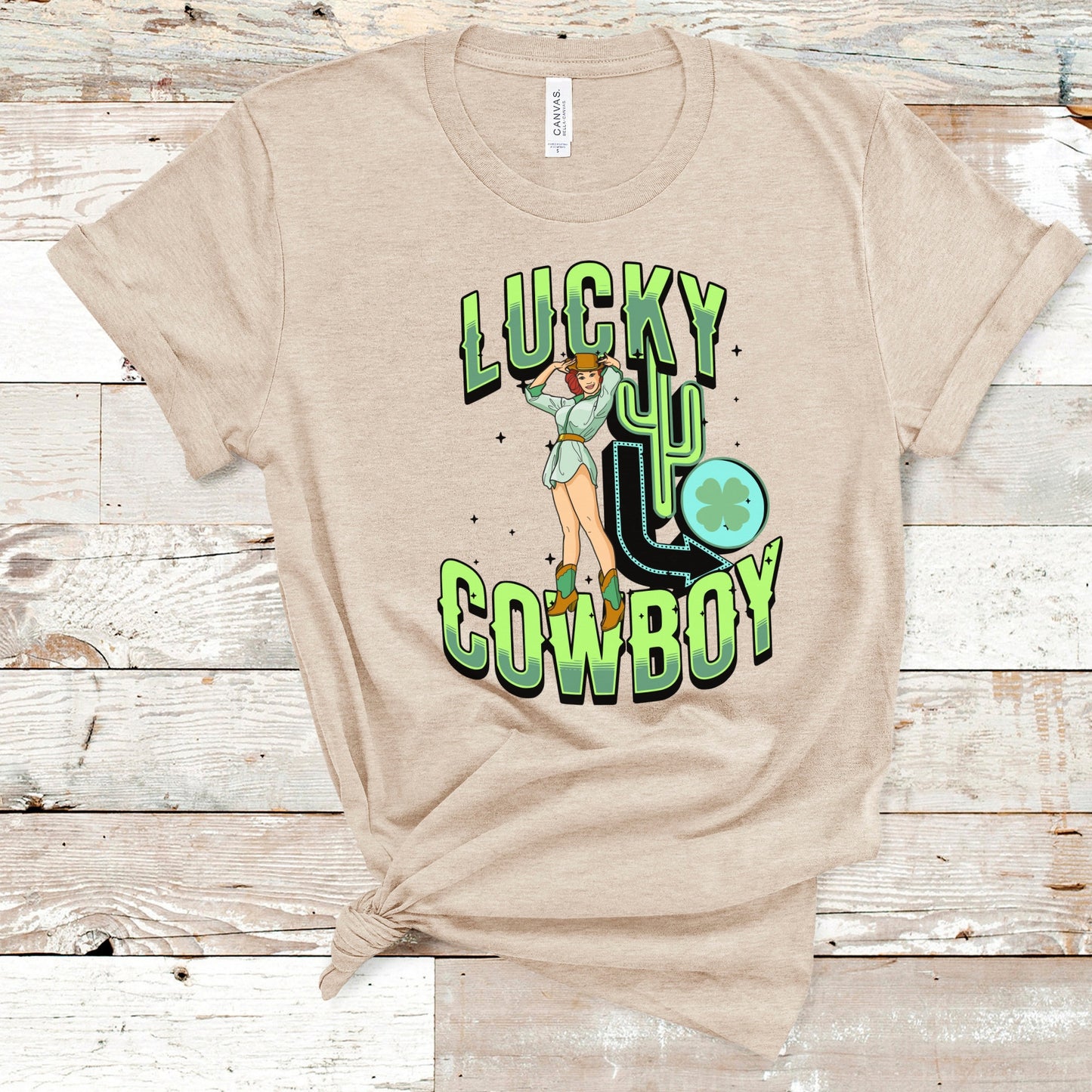 St. Patrick's Day T-Shirt Western Shirt, St Paddy's Day tee shirt, Shirt St Patty Day, 4 Leaf Clover TShirt, Irish Green Shirt, Cowgirl