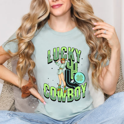 St. Patrick's Day T-Shirt Western Shirt, St Paddy's Day tee shirt, Shirt St Patty Day, 4 Leaf Clover TShirt, Irish Green Shirt, Cowgirl